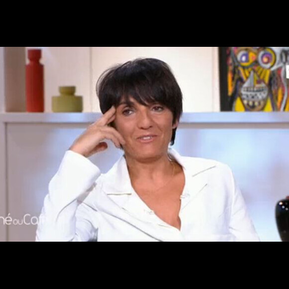 Florence Foresti invitée de l'émission "Thé ou café" sur France 2, le 25 février 2017.