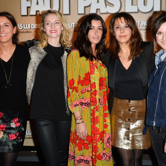 Solange Cicurel (réalisatrice), Stéphanie Crayencour, Jenifer Bartoli, Tania Garbarski et Camille Chamoux lors de l'avant-première du film "Faut pas lui dire" à l'UGC Ciné Cité Bercy à Paris, France, le 2 janvier 2017. © Coadic Guirec/Bestimage