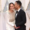 John Legend et sa femme Chrissy Teigen - Les célébrités arrivent à la 89ème cérémonie des Oscars au théâtre Dolby, le 26 février 2017.