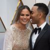 John Legend et sa femme Chrissy Teigen - Les célébrités arrivent à la 89ème cérémonie des Oscars au théâtre Dolby, le 26 février 2017.