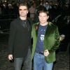 George Michael et Kenny Goss  à la première de A Different Story à Londres, le 5 décembre 2005