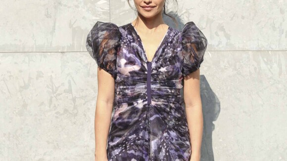 Fashion Week : Monica Cruz, matinale et radieuse pour Armani