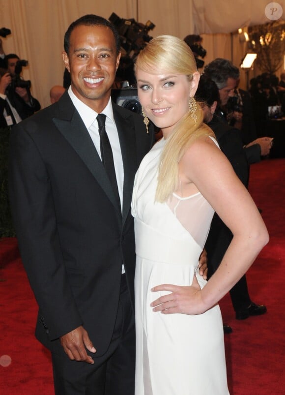 Tiger Woods, Lindsey Vonn - Soiree "'Punk: Chaos to Couture' Costume Institute Benefit Met Gala" a New York le 6 mai 2013.