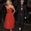 Sienna Miller et Tom Sturridge - Soirée d'anniversaire de Mario Testino sur le thème de "Gatsby le Magnifique" à Londres le 29 octobre 2014.