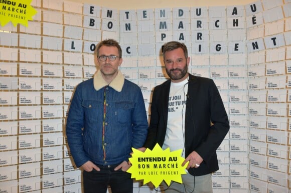 Loïc Prigent, Frédéric Bodenes directeur artistique du Bon Marché - Soirée “Entendu au Bon Marché par Loïc Prigent” au Bon Marché à Paris le 28 février 2017. © Giancarlo Gorassini/Bestimage