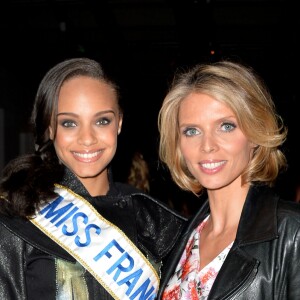 Sylvie Tellier et Alicia Aylies (Miss France 2017) - Défilé "Guy Laroche", collection prêt-à-porter automne-hiver 2017-2018. Paris, le 1er mars 2017. © CVS/Veeren/Bestimage