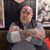 Exclusif - Le tatoueur Tin-Tin à la conférence de presse du "Mondial du Tatouage 2017" à la Halle de La Villette (du 3 au 5 mars 2017). Paris le 19 janvier 2017. © Giancarlo Gorassini/Bestimage