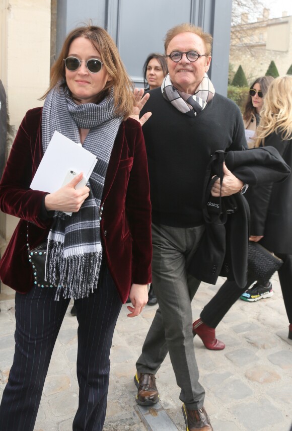 Diane de Mac Mahon et son mari Guillaume Durand arrivent au Musée Rodin pour assister au défilé de mode "Christian Dior", collection prêt-à-porter Automne-Hiver 2017-2018. Paris, le 3 Mars 2017.© CVS/Veeren/Bestimage