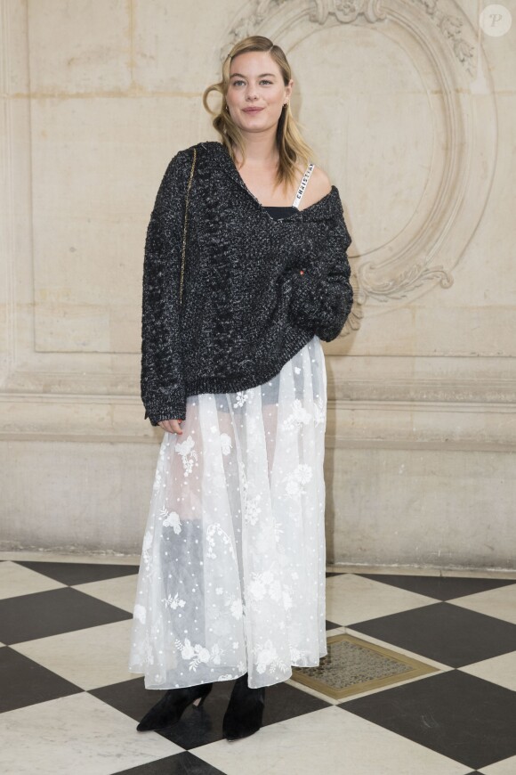 Camille Rowe - Défilé de mode "Christian Dior", collection prêt-à-porter Automne-Hiver 2017-2018. Paris, le 3 Mars 2017. © Olivier Borde/Bestimage