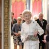 La princesse Alexandra de Kent le 29 novembre 2016 à Buckingham Palace lors d'une réception organisée par sa cousine la reine Elizabeth II en l'honneur de son 80e anniversaire et de ses patronages.