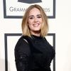 Adele à La 58ème soirée annuelle des Grammy Awards au Staples Center à Los Angeles, le 15 février 2016.