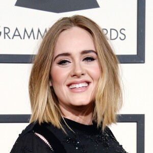 Adele à La 58ème soirée annuelle des Grammy Awards au Staples Center à Los Angeles, le 15 février 2016.