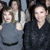 Déborah François et Virginie Ledoyen au défilé de mode "Elie Saab", collection prêt-à-porter Automne-Hiver 2017-2018 au Grand Palais à Paris, le 4 Mars 2017.© Olivier Borde/Bestimage