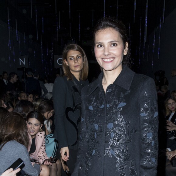 Virginie Ledoyen au défilé de mode "Elie Saab", collection prêt-à-porter Automne-Hiver 2017-2018 au Grand Palais à Paris, le 4 Mars 2017.© CVS/Veeren/Bestimage