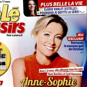 Couverture de "Télé Loisirs", programmes du 11 au 17 mars 2017.
 