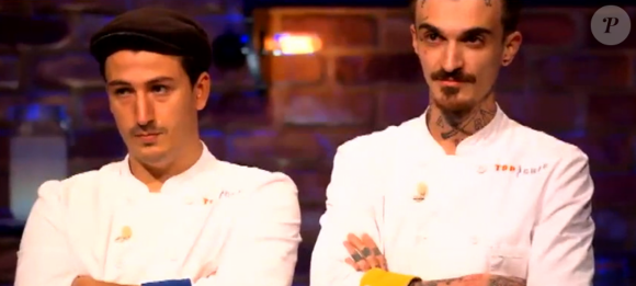 Jérémie et Guillaume en dernière chance - "Top Chef 2017" sur M6, le 8 mars 2017.