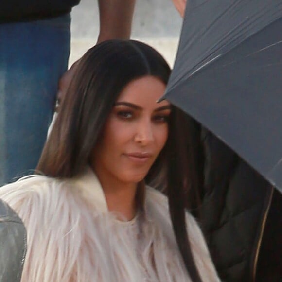 Kim Kardashian - Les acteurs sur le tournage de 'Ocean's Eight' à Los Angeles, le 6 mars 2017