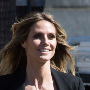 Heidi Klum - Les acteurs sur le tournage de 'Ocean's Eight' à Los Angeles, le 6 mars 2017