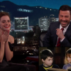 Emma Watson évoque son toc sur le plateau de Jimmy Kimmel, le 7 février 2017. (capture d'écran