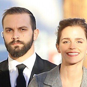 Emma Watson arrive à l'émission Jimmy Kimmel Live!' à Los Angeles, le 6 mars 2017