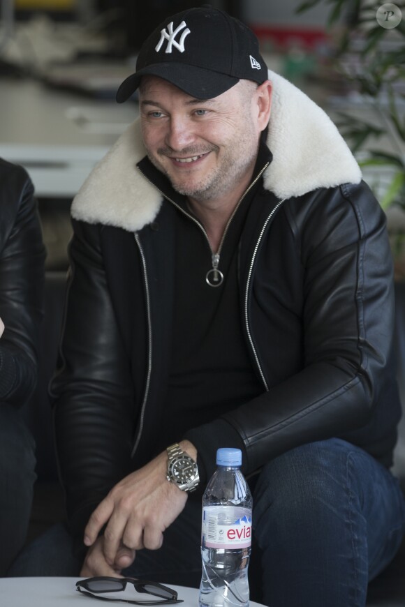 Exclusif - Rendez-vous avec Sébastien Cauet dans les locaux de Webedia pour une interview pour "Purepeople" à Levallois-Perret le 26 janvier 2017.