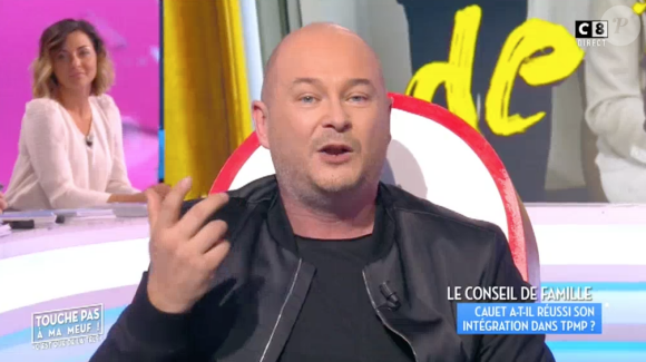 Cauet revient sur les déclarations faites sur son salaire dans "Touche pas à mon poste" sur C8. Le 8 mars 2017.