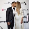 Ciara et Russell Wilson à la soirée de projection des Oscars de l'Elton John AIDS Foundationà West Hollywood, le 26 février 2017.