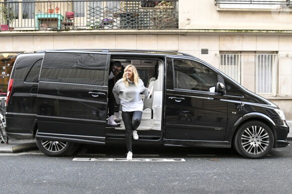 Exclusif - Gradur (Wanani Gradi Mariadi), invité d'Enora Malagré dans son émission "Le Van" à Paris, qui sera diffusée le 13 mars en 2ème partie de soirée sur CStar. © Pierre Perusseau / bestimage
