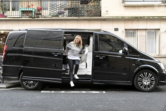 Exclusif - Gradur (Wanani Gradi Mariadi), invité d'Enora Malagré dans son émission "Le Van" à Paris, qui sera diffusée le 13 mars en 2ème partie de soirée sur CStar. © Pierre Perusseau / bestimage