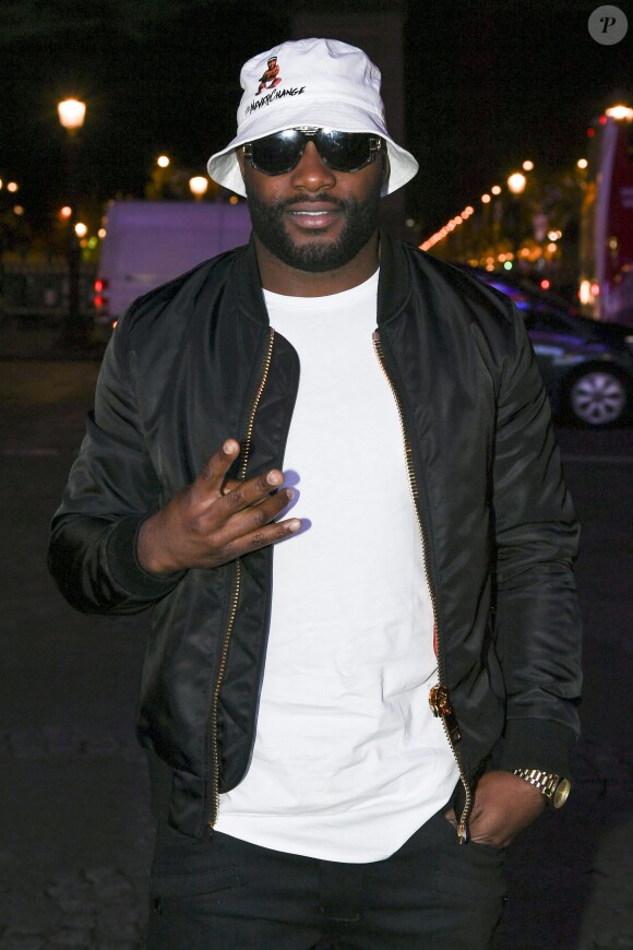 Exclusif - Gradur (Wanani Gradi Mariadi), invité d'Enora Malagré dans son émission "Le Van" à Paris, qui sera diffusée le 13 mars en 2ème partie de soirée sur CStar. © Pierre Perusseau / bestimage