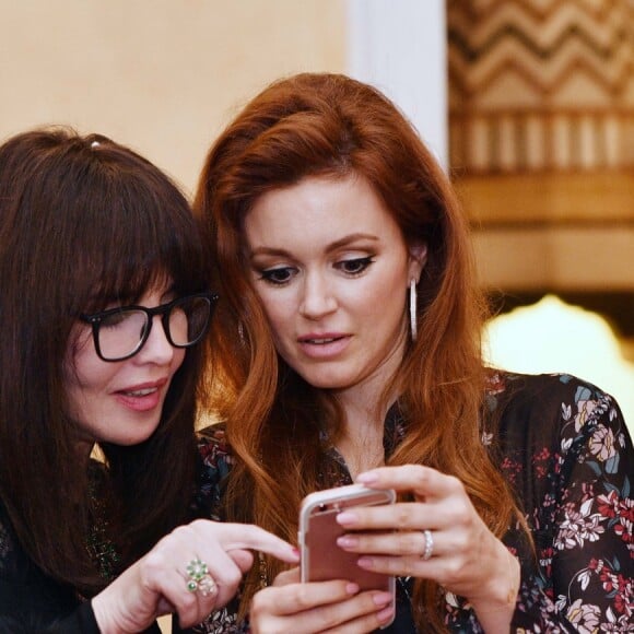 Exclusif - Isabelle Adjani - Dîner "Le cercle des amis de la culture Française" à Beyrouth dans la Résidence des Pins (Résidence des ambassadeurs de France au Liban) le 24 février 2017 © Greg Demarque / Bestimage