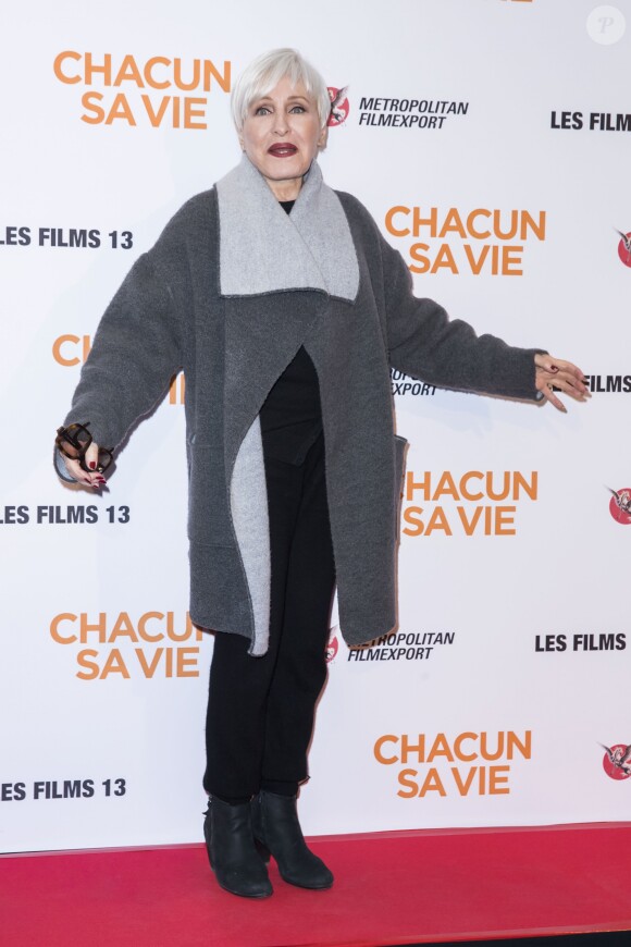 Nicole Croisille lors de l'avant-première du film "Chacun sa vie" au cinéma UGC Normandie à Paris, France, le 13 mars 2017. © Olivier Borde/Bestimage