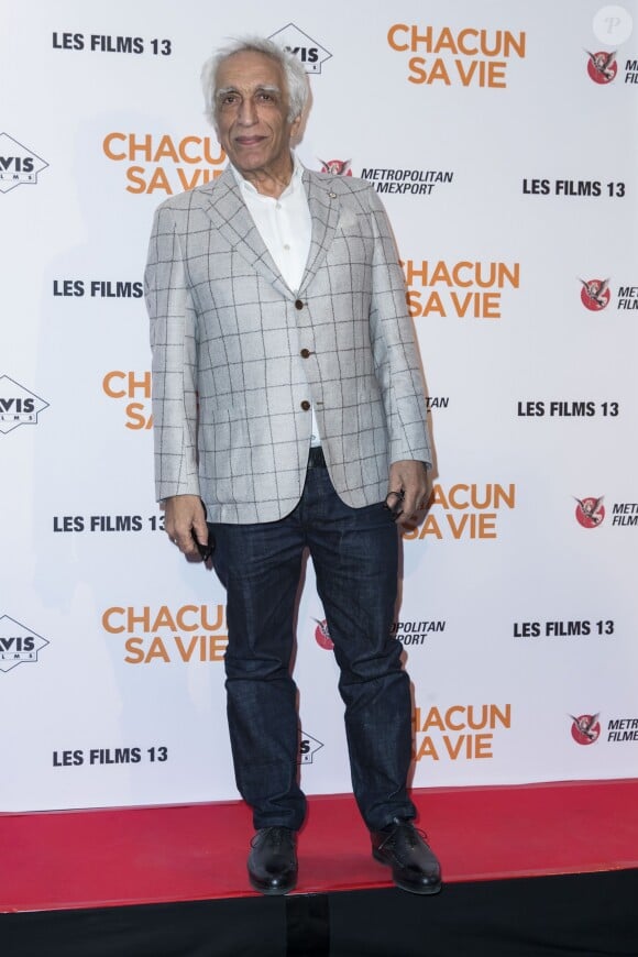 Gérard Darmon lors de l'avant-première du film "Chacun sa vie" au cinéma UGC Normandie à Paris, France, le 13 mars 2017. © Olivier Borde/Bestimage