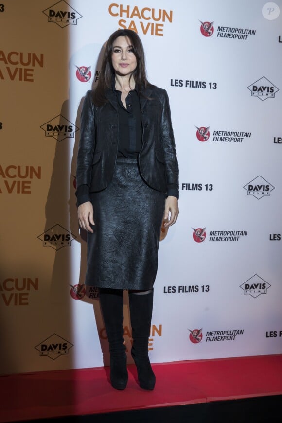 Monica Bellucci lors de l'avant-première du film "Chacun sa vie" au cinéma UGC Normandie à Paris, France, le 13 mars 2017. © Olivier Borde/Bestimage