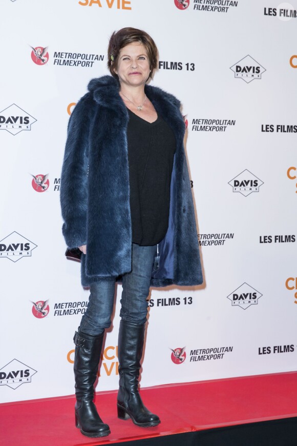 Charlotte Valandrey lors de l'avant-première du film "Chacun sa vie" au cinéma UGC Normandie à Paris, France, le 13 mars 2017. © Olivier Borde/Bestimage