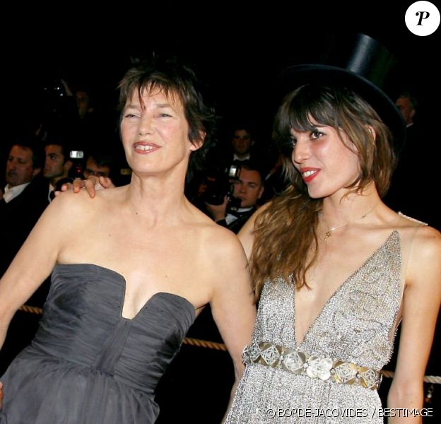 Lou Doillon et sa mère Jane Birkin au Festival de Cannes, le 21 mai 2007.