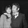 Serge Gainsbourg et Jane Birkin à Paris en 1972