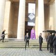 Illustration - Obsèques de Pierre Bouteiller en l'église Saint-Pierre du Gros Caillou à Paris. Le 14 mars 2017