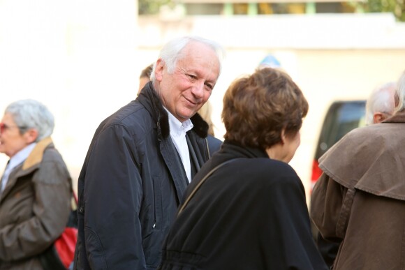 Jean-Marie Cavada - Obsèques de Pierre Bouteiller en l'église Saint-Pierre du Gros Caillou à Paris. Le 14 mars 2017