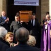 Obsèques de Pierre Bouteiller : Macha Méril, Mathieu Gallet, Bruno Masure réunis