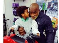 Teddy Riner : Chez le coiffeur avec son fils de 2 ans, il passe au blond