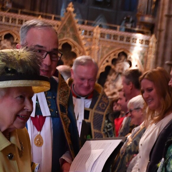 La reine Elizabeth II et plusieurs membres de la famille royale assistaient le 13 mars 2017 à la messe célébrée en l'abbaye de Westminster à l'occasion de la Journée du Commonwealth. Le prince William, en vacances aux sports d'hiver, n'en faisait pas partie.