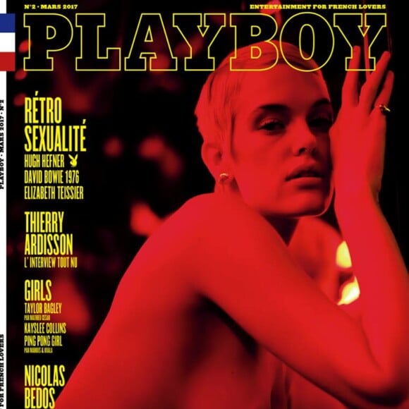 Couverture du magazine "Playboy", édition du mois de mars 2017.