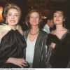Catherine Deneuve, Nicole Garcia, Emmanuelle Seigner - Soirée au Fouquet's après les César en 1999