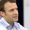 Emmanuel Macron dans "Au tableau" sur C8. Le 20 mars 2017.