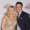 Megan Hilty (enceinte) et son mari Brian Gallagher lors de la première de "Rules Don't Apply" pendant le AFI FEST 2016 à Los Angeles, le 10 novembre 2016. © JLPPA/Bestimage