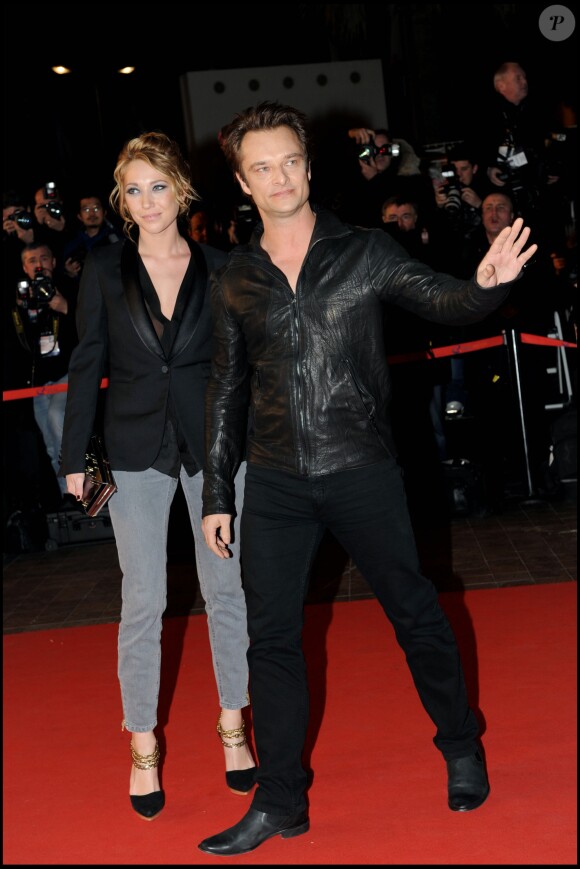 Laura Smet et David Hallyday à la soirée des NRJ Music Awards, à Cannes, le 23 janvier 2010.