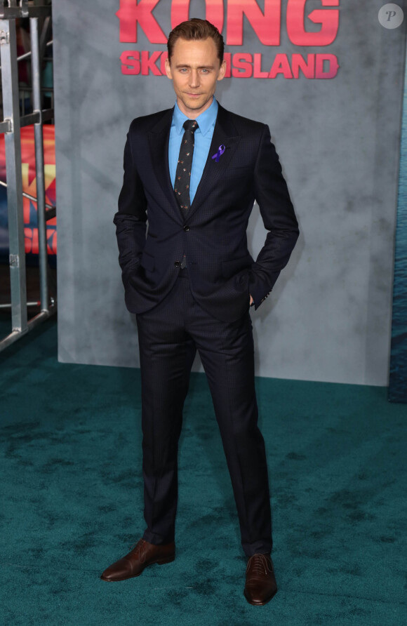 Tom Hiddleston à la première de "Kong : Skull Island" à Los Angeles le 8 mars 2017.
