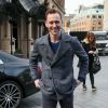 Tom Hiddleston fait la promotion de son dernier film "Skull Island" dans les studios de la BBC Radio One à Londres. Le 1er mars 2017