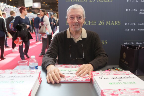 Michel Oliver au 32ème Salon du Livre à la Porte de Versailles à Paris, le 25 mars 2017. © CVS/Bestimage
